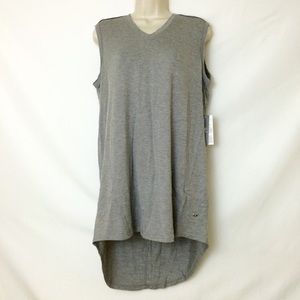 Melissa McCarthy & Seven7 Gray Sleeveless  Hi-Lo M